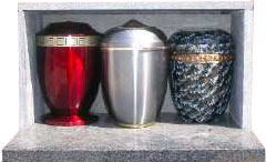 Columbarium scala biface 2 supports 6 cases 3 urnes